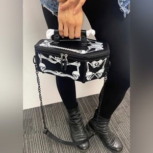bone coffin handbag